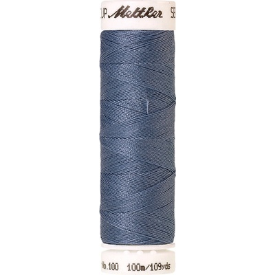 Nitě SERALON 100m na univerzální šití, polyester AMANN Mettler - více barev 6677: 0350 denim modrá