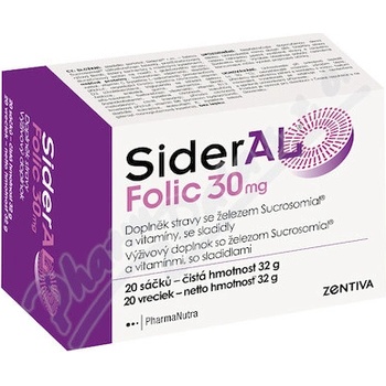 Sideral Folic 30 mg 20 sáčků