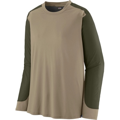 Patagonia Мъжка фланелка с дълъг ръкав за колоездене Patagonia L/S Dirt Craft Jersey Cycling jersey - Seabird Grey (056-2963-0414)