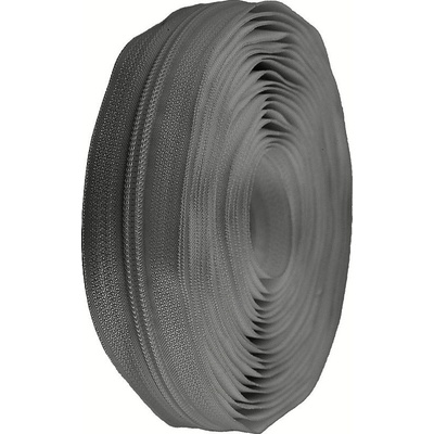 Prima-obchod Zip spirálový No 5 metráž, barva 316 šedá neutrální