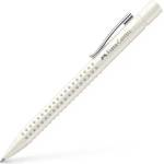 Faber-Castell Химикалка, 0, 5 мм, с бутон, бял корпус, FABER-CASTELLG "Grip 2010-M", синя 243908 (243908)