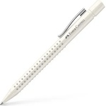 Faber-Castell Химикалка, 0, 5 мм, с бутон, бял корпус, FABER-CASTELLG "Grip 2010-M", синя 243908 (243908)