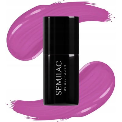 Semilac Hybridní lak 601 Neon Pink Punch 7 ml