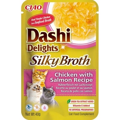 Churu Cat Dashi Delights Silky Broth Chick&Salmon 40 g