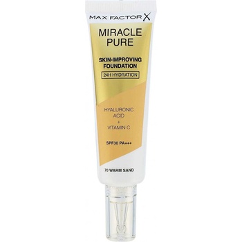 Max Factor Miracle Pure Skin dlouhotrvající make-up SPF30 70 Warm Sand 30 ml