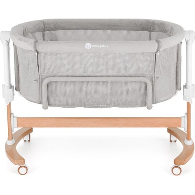 PETITE&MARS Postieľka detská polohovateľná s funkciou kolísky Glory 2v1 Mocha Beige 926587
