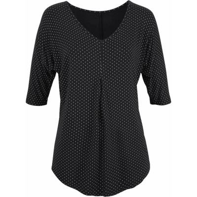 LASCANA Блуза черно, размер xxl