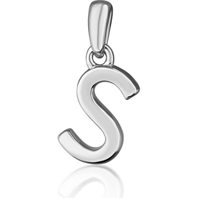 JVD strieborný prívesok písmeno "S" SVLP0948XH2000S