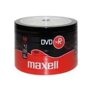 Maxell Дискове DVD-R MAXELL, 4, 7 GB, 16x, 50 бр (ML-DDVD-R4.7-50-SH) - xtreme