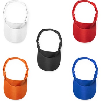 Roly Козирка Wizer в 5 различни цвята - бял, черен, червен, син и оранжев (CP7048S1)