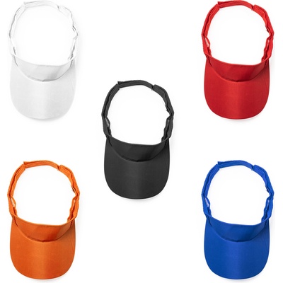 Roly Козирка Wizer в 5 различни цвята - бял, черен, червен, син и оранжев (CP7048S1)