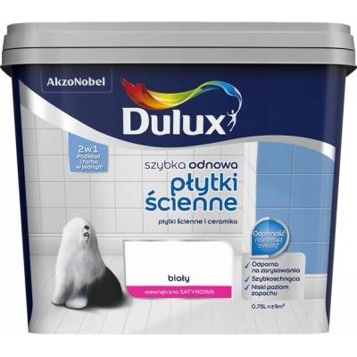 Dulux Quick Renewal bílá renovační Barva na dlaždice 0,75 l