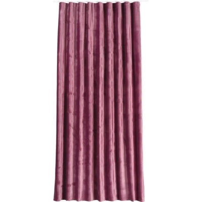 Záves Velvet Castellano uni ružový 400x270 cm