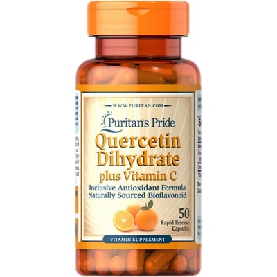 Puritan's Pride Quercetin Dihydrate Plus Vitamin C [50 капсули]