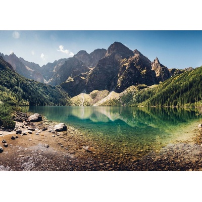 Postershop Fototapeta vliesováHorské jezero- 152,5x104 cm