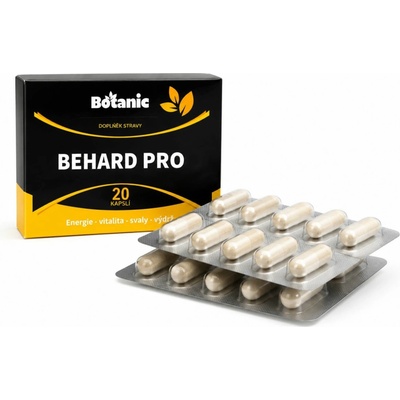 BeHard PRO Lepší erekce a sexuální výkon 20 kapslí