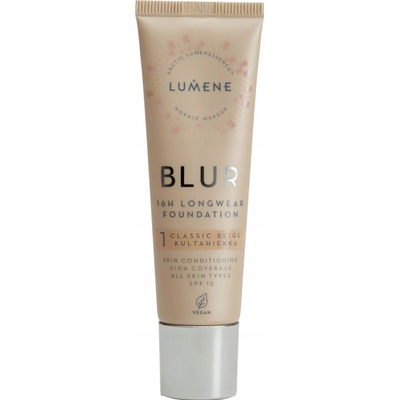 Lumene Nordic Makeup Blur dlhotrvajúci make-up SPF15 1 Classic Beige 30 ml