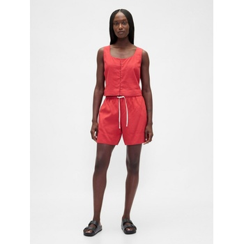 GAP Ленени къси панталони GAP GAP | Cherven | ЖЕНИ | XS