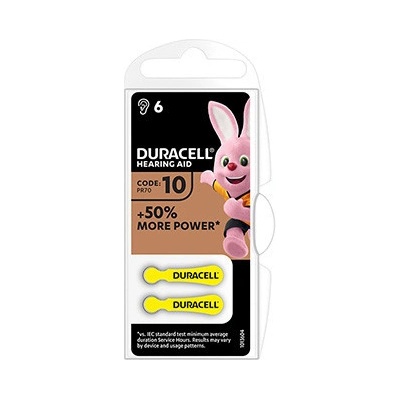 Duracell ZA10, PR70, AC10, DA230 6ks 42431