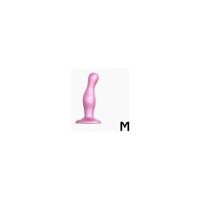 Lovely planet Strap-on-me Curvy M вълнообразно дилдо с вендуза - Sugar Pink (P25693)