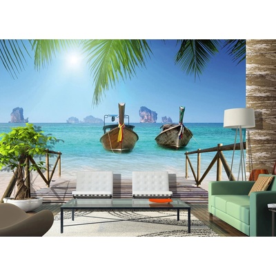 AG Design FTNS-2455 Vliesová fototapeta Mořská laguna rozměry 360 x 270 cm