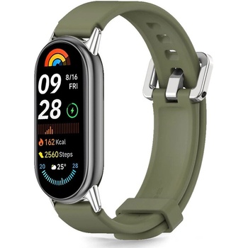 Tech-Protect Силиконова каишка за Xiaomi Smart Band 8 / 9 / 10 / NFC от Tech-Protect Iconband Classic - Army Green (5906302331406)