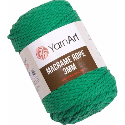 YARNART Macrame Rope 3 mm 63 m 759 Dark Green юта (Macrame Rope 3 mm 759)