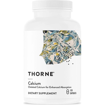Thorne Калций (малат) - За здрави кости и зъби, 250 mg, 120 капсули (00650 (M281) TR)