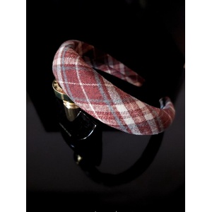 Radi handmade Диадема малиново каре (722)
