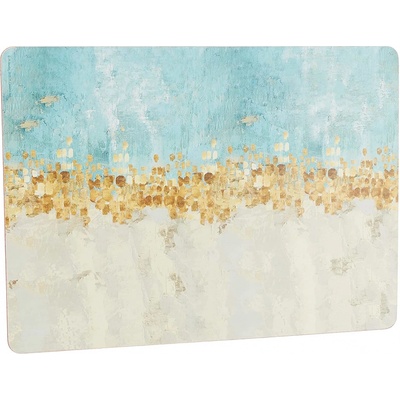 Creative Tops Korkové prostírání Golden Reflections 30x23cm 6 ks