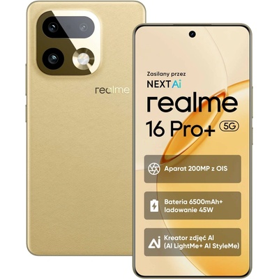 realme 16 Pro+ 12GB/512GB Master Gold – Zboží Živě