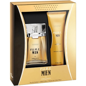 Giorgio Valenti P. U. R. E комплект men EDT 100мл, душ гел 150мл