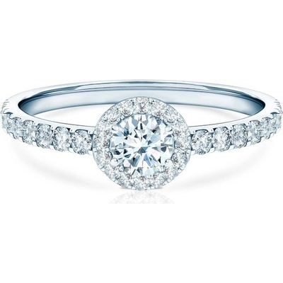 Savicki Zásnubný prsteň This is Love biele zlato diamant TIL 7 D B