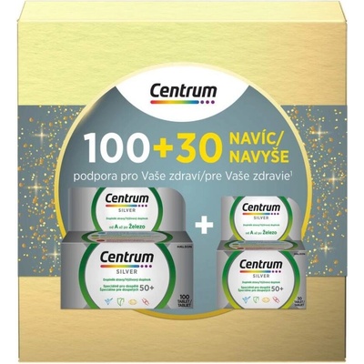 Centrum Silver AZ 50+ dárkové balení 100 + 30 tablet