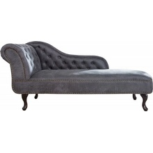 Interior Chesterfield antik šedá mikrovlákno KRS37475