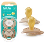 Baboo Soothers Round Latex with Case биберон Au Naturale 0-6 m 2 бр