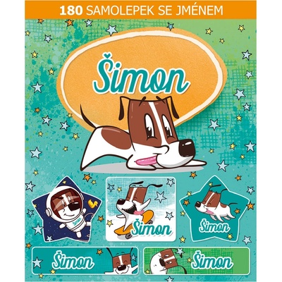 ARGUS Veselé nálepky samolepky se jménem Šimon