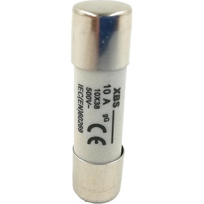 Poistka valcová 10A 10x38mm