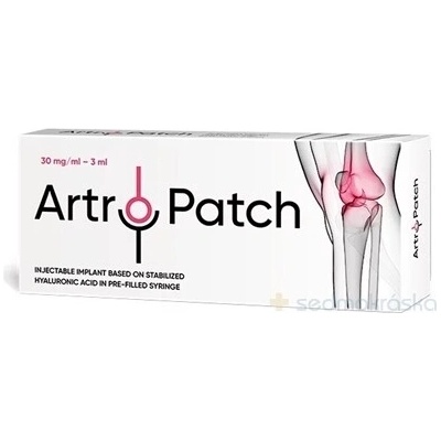 Artro-Patch Implantát na báze HA 90 mg/3 ml v predplnenej injekčnej striekačke na náhradu synoviálnej tekutiny 30 mg/ml 3 ml