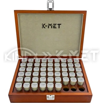 K-MET Кръгли шаблони мерки калибри K-MET 1047-13-015 - 10, 0-15, 0 mm / 0, 1 mm, 51 части (1047-13-015)