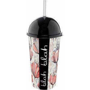 Titiz Plastik TZ-AP-9222-Чаша с капак и сламка 650ml (0130317)