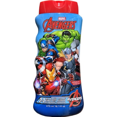 Disney Avengers 2 v 1 šampon a pěna do koupele 475 ml