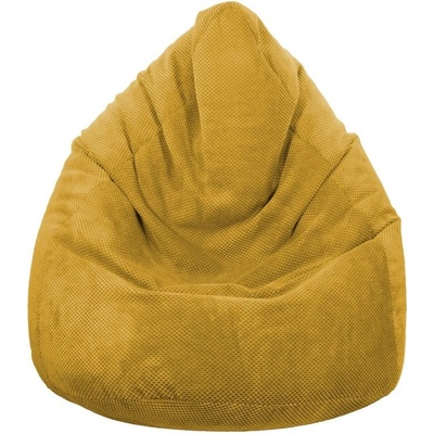 Toffel Dětský sedací vak MAXI COMFORT Plyš 100x75 cm Vzor: žlutá