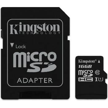 Kingston microSDHC 16GB C10/UHS-I SDCS/16GB