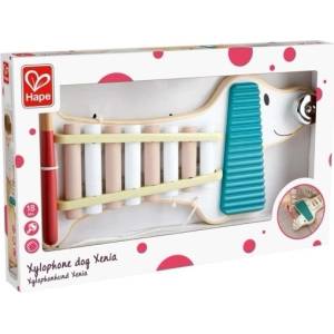 Hape Музикална играчка, Hape, Ксилофон, Куче Ксения, 35 см