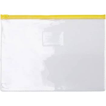 Optima Папка OPTIMA 385 x 285 mm с цип прозрачна 20366 (20366)