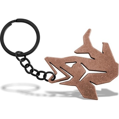 Delphin Klíčenka S Otvírákem Na Lahve Pikener Bronzová – Zboží Dáma