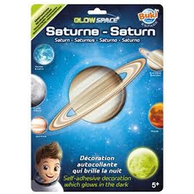 Buki France Космос - Фосфоресцираща планета - Сатурн (bk3df4)