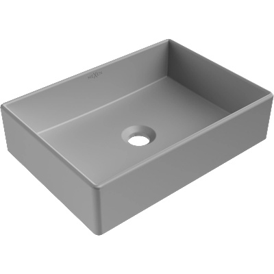 Mexen Goya мивка поставена на плот 45 x 32 см, светлосив мат - 22184561 (22184561)