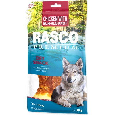 Rasco Premium uzol z byvolej kože obalený kuracím mäsom 120 g